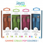 CABLE USB VERS MICRO-USB 1.5M 2.4A VERT - JAYM® COLLECTION POP **