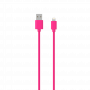 CABLE USB VERS LIGHTNING 1.5M 2.4A ROSE - JAYM® COLLECTION POP