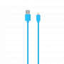 CABLE USB VERS LIGHTNING 1.5M 2.4A BLEU - JAYM® COLLECTION POP
