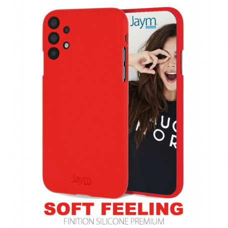 COQUE PREMIUM SOFT FEELING COMPATIBLE SAMSUNG GALAXY A32 5G ROUGE**