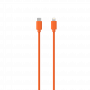 CABLE CHARGE & SYNCHRO USB-C VERS LIGHTNING PD (27W) - LONGUEUR 1.5M - ORANGE - JAYM® COLLECTION POP