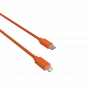 CABLE CHARGE & SYNCHRO USB-C VERS LIGHTNING PD (27W) - LONGUEUR 1.5M - ORANGE - JAYM® COLLECTION POP