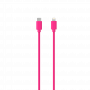 CABLE CHARGE & SYNCHRO USB-C VERS LIGHTNING PD (27W) - LONGUEUR 1.5M - ROSE - JAYM® COLLECTION POP