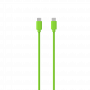 CABLE CHARGE & SYNCHRO USB-C VERS USB-C PD (27W) - LONGUEUR 1.5M - VERT - JAYM® COLLECTION POP