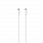 CABLE CHARGE & SYNCHRO USB-C VERS USB-C PD (27W) - LONGUEUR 1.5M - BLANC - JAYM® COLLECTION POP