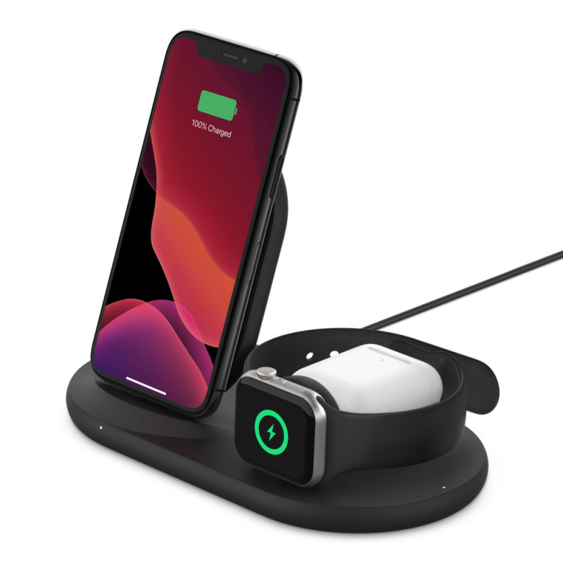 Chargeur sans Fil,Station De Recharge Inductive pour Apple Watch