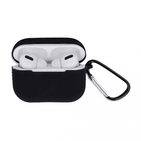 ETUI SOFT TOUCH SILICONE POUR APPLE AIRPODS 3 NOIR