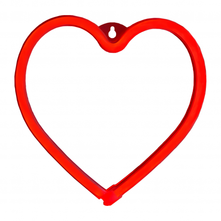 NEON LUMINEUX COEUR ROUGE USB-A **
