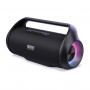 ENCEINTE BLUETOOTH PARTYBOX PORTABLE STEREO 50W ETANCHE IPX5 + RADIO FM + LED D'AMBIANCE - FOREVER**