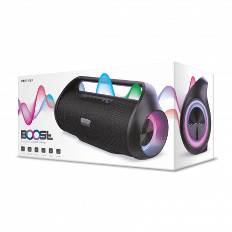 ENCEINTE BLUETOOTH PARTYBOX PORTABLE STEREO 50W (2 x 25W) ETANCHE IPX5 +  LED D'AMBIANCE - FOREVER