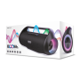 ENCEINTE BLUETOOTH PARTYBOX PORTABLE STEREO 50W ETANCHE IPX5 + RADIO FM + LED D'AMBIANCE - FOREVER**