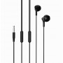 KIT PIETON ECOUTEURS INTRA-AURICULAIRES JACK 3,5MM + MICRO NOIRS EP39 - XO **