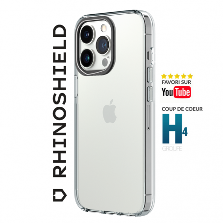Coque RHINOSHIELD iPhone 14 Pro Clear