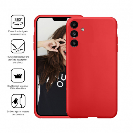 Coque Xiaomi Redmi Note 12 Pro Rouge 360.