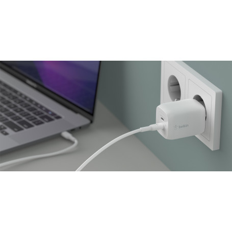 Chargeur secteur double port USB-C® GaN avec technologie PPS 45 W