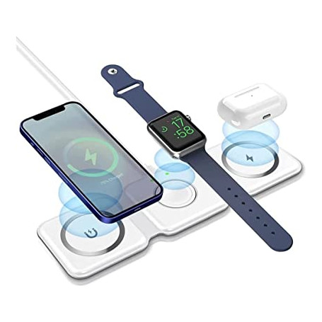 Accessoires bracelet et montre connectée GENERIQUE Station de charge de  chargeur sans fil pour iphone pour apple montre pour apple airpods 2