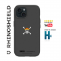 COQUE SOLIDSUIT POUR APPLE IPHONE 15 PRO MAX - NOIR - ONE PIECE - LUFFY SKULL - RHINOSHIELD™ **