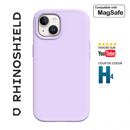 COQUE SOLIDSUIT VIOLET LILAS CLASSIC COMPATIBLE MAGSAFE POUR APPLE IPHONE 15 - RHINOSHIELD™