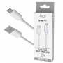 CABLE USB VERS MICRO-USB 1.5M 2.4A BLANC - JAYM® COLLECTION POP