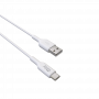 PACK CHARGEUR SECTEUR 2 USB 12W + CABLE USB VERS TYPE-C 2M BLANCS - JAYM®