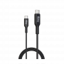 CABLE CHARGE & SYNCHRO USB-C VERS USB-C PD 3.0 (30W) - LONGUEUR 1M - NOIR - JAYM®