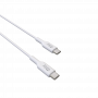CABLE CHARGE & SYNCHRO USB-C VERS USB-C PD 3.0 (30W) - LONGUEUR 2M - BLANC - JAYM®