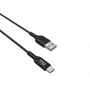 CABLE CHARGE & SYNCHRO USB VERS TYPE-C - LONGUEUR 1M - NOIR - JAYM®