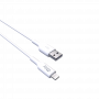 CABLE CHARGE & SYNCHRO USB VERS LIGHTNING MFI - LONGUEUR 2M - BLANC - JAYM®