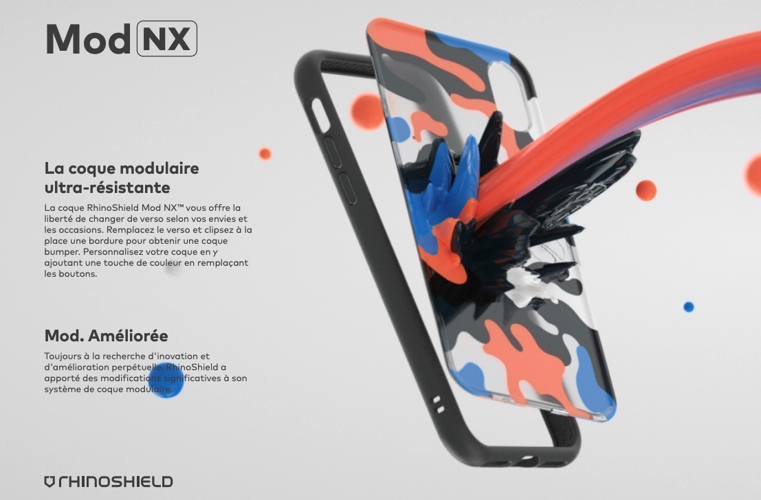 RhinoShield Coque Compatible avec [iPhone XS] Mod NX - Protection Fine  Personnalisable avec Technologie Absorption des Chocs [sans BPA] +  [Programme de Remplacement] - Jaune - Coque et étui téléphone mobile -  Achat & prix